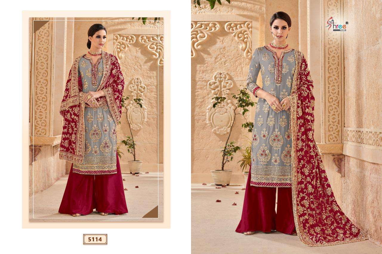 Shree Presents  Mutiyaar Gold Embroidered Salwar Suits