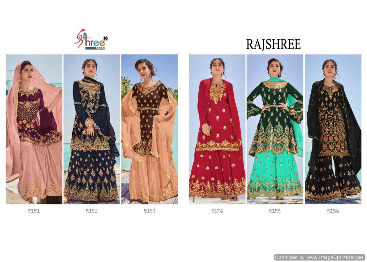 Shree Presents  Rajshree  Designer Salwar Suits