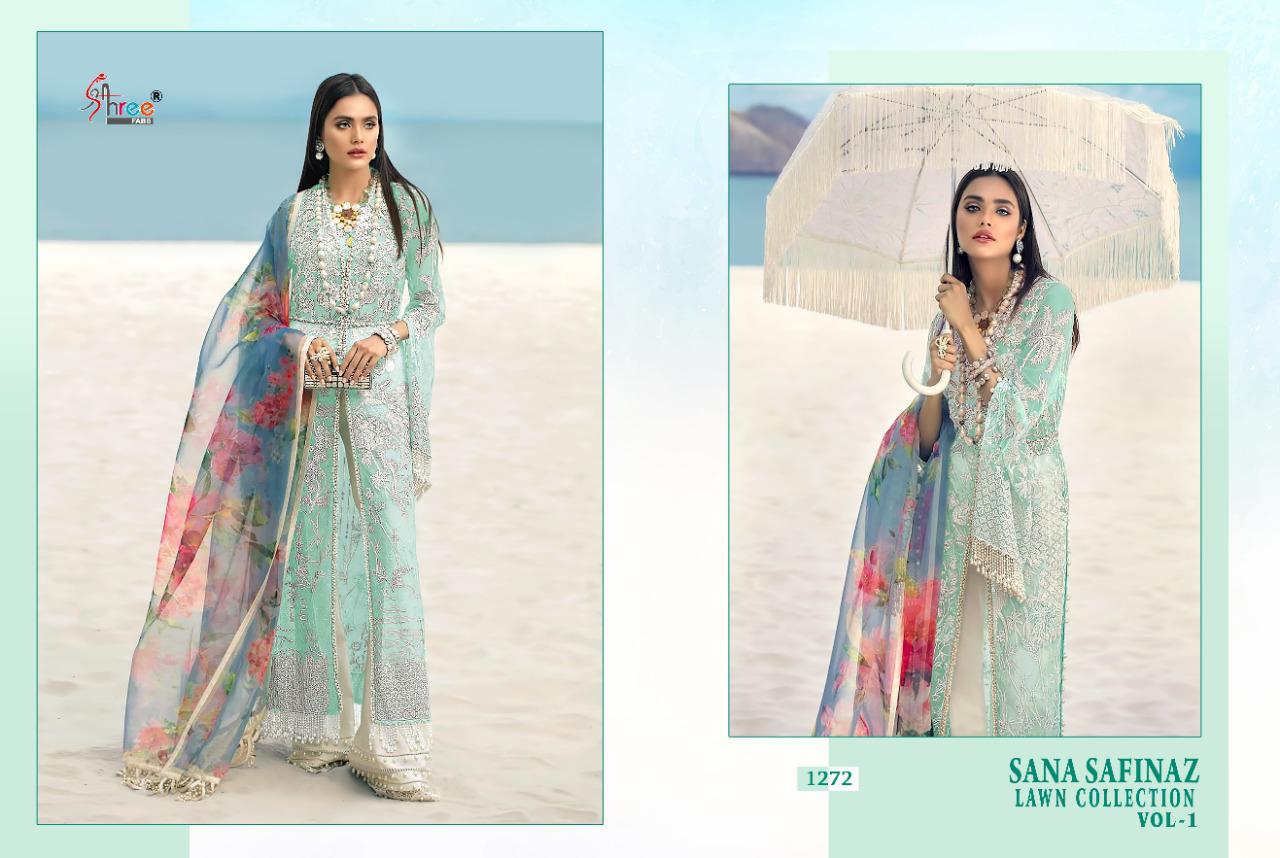 Shree Presents Sana Safinaz Lawn Collection 1 Designer Pakistani Salwar Suits