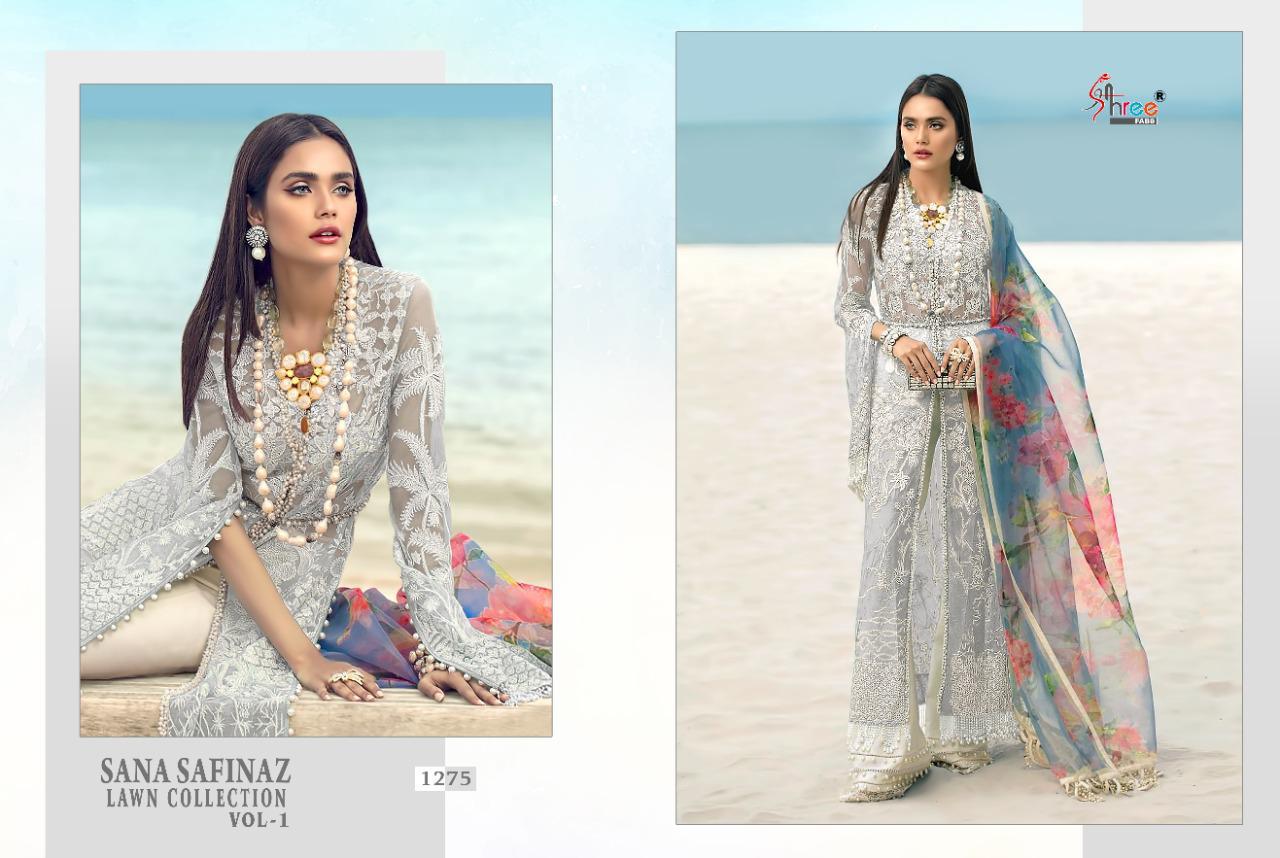 Shree Presents Sana Safinaz Lawn Collection 1 Designer Pakistani Salwar Suits