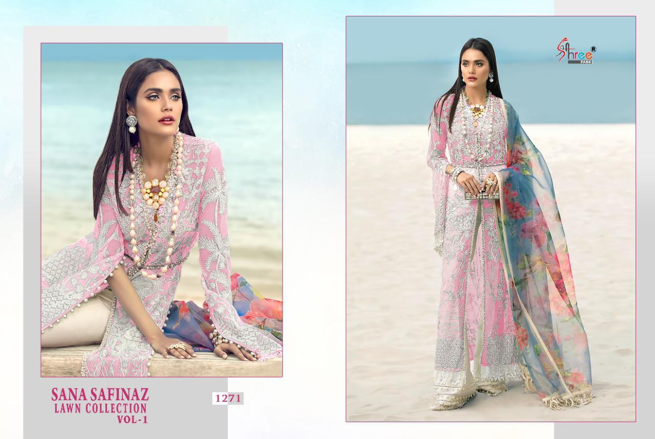 Shree Presents Sana Safinaz Lawn Collection 1 Designer Pakistani Salwar Suits