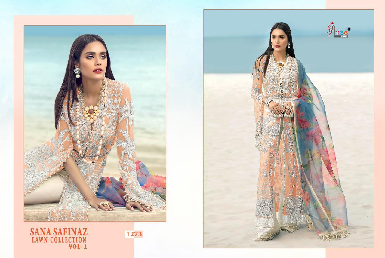 Shree Presents Sana Safinaz Lawn Collection 1 Designer Pakistani Salwar Suits