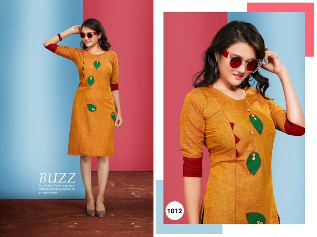 Ss Presents  Daisy  Straight Cut Short Kurtis