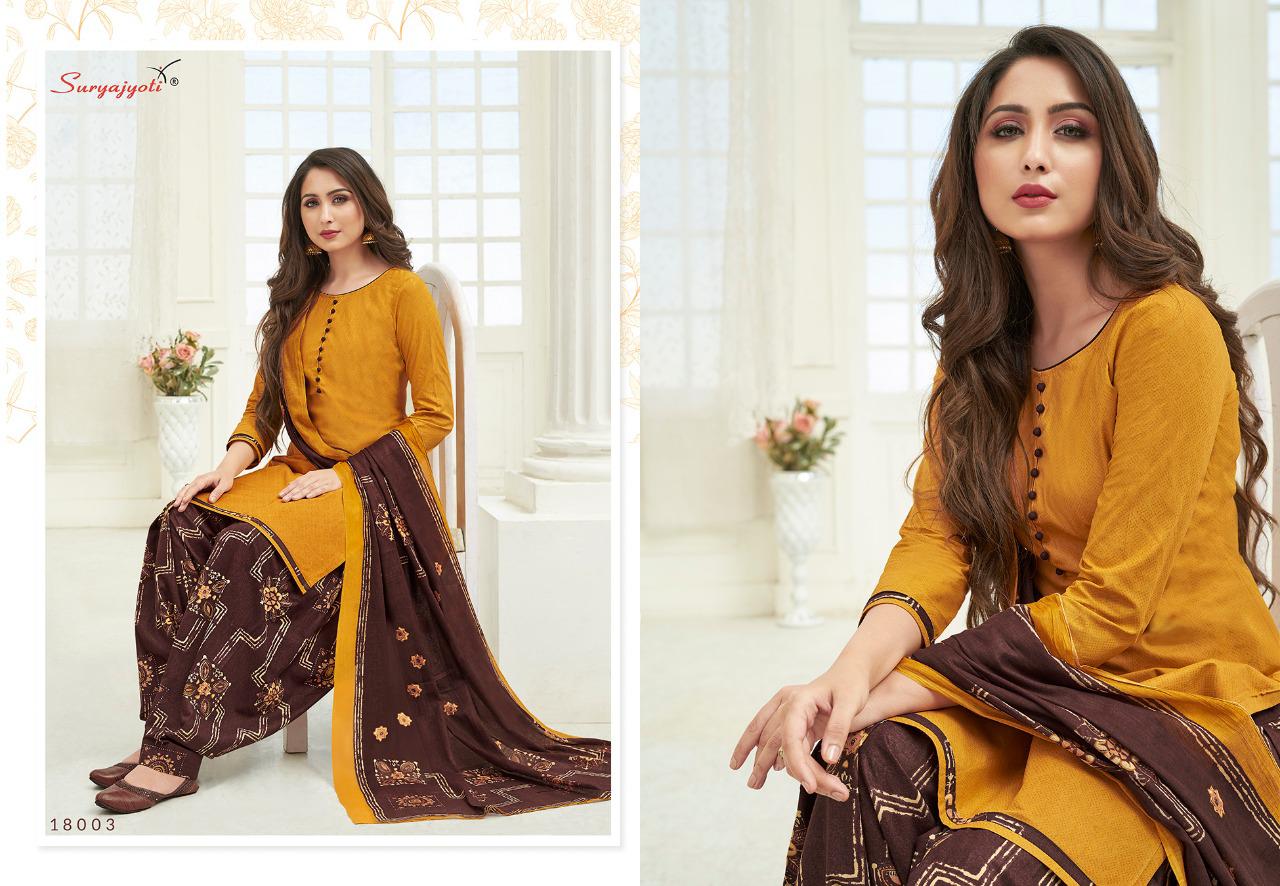 Suryajyoti  Presents Patiyala Kudi Vol 18 Designer Dress Material