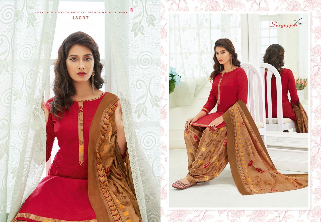 Suryajyoti  Presents Patiyala Kudi Vol 18 Designer Dress Material
