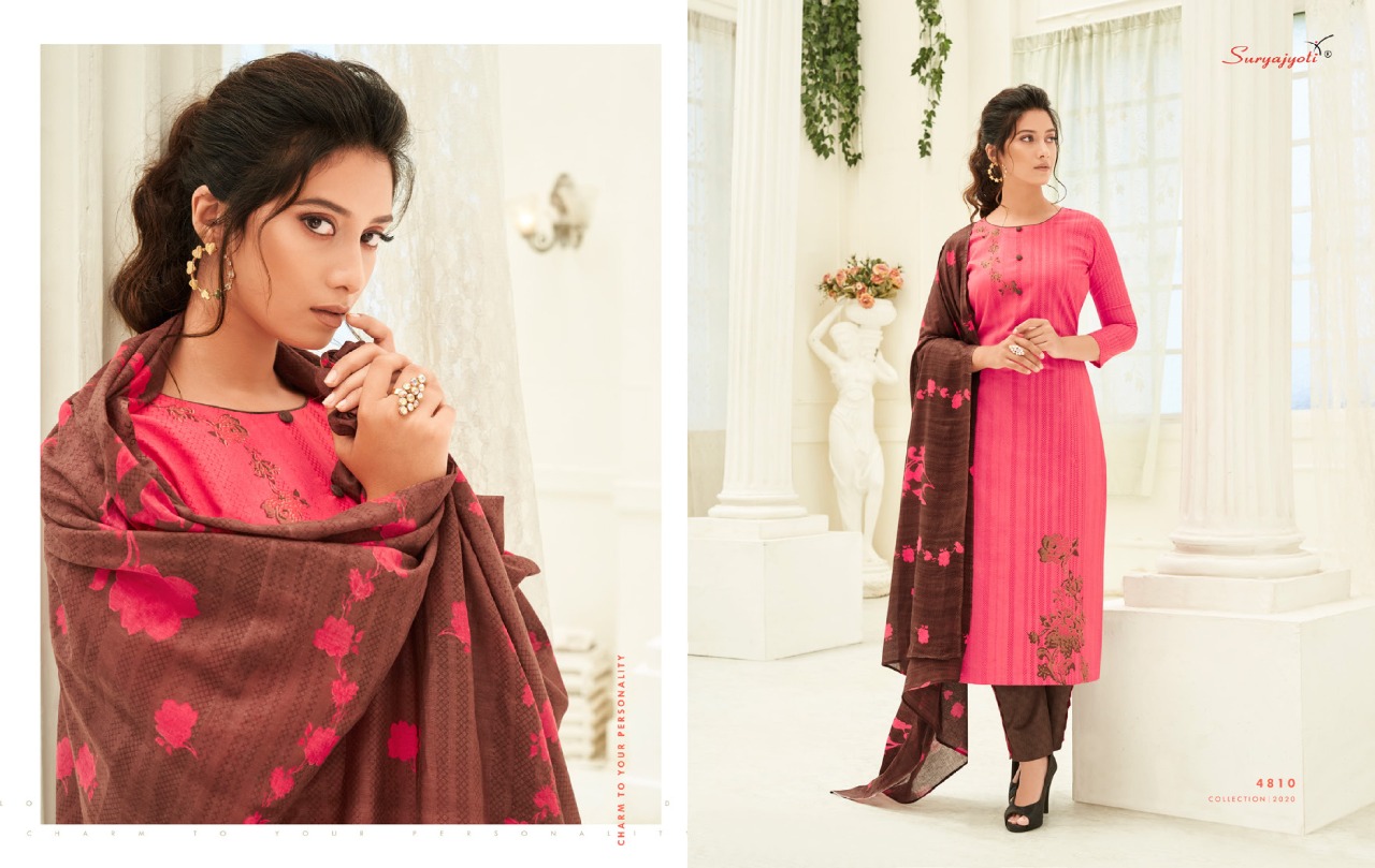 Suryajyoti Presents  Trendy Cotton  Vol 48  Designer Dress Material