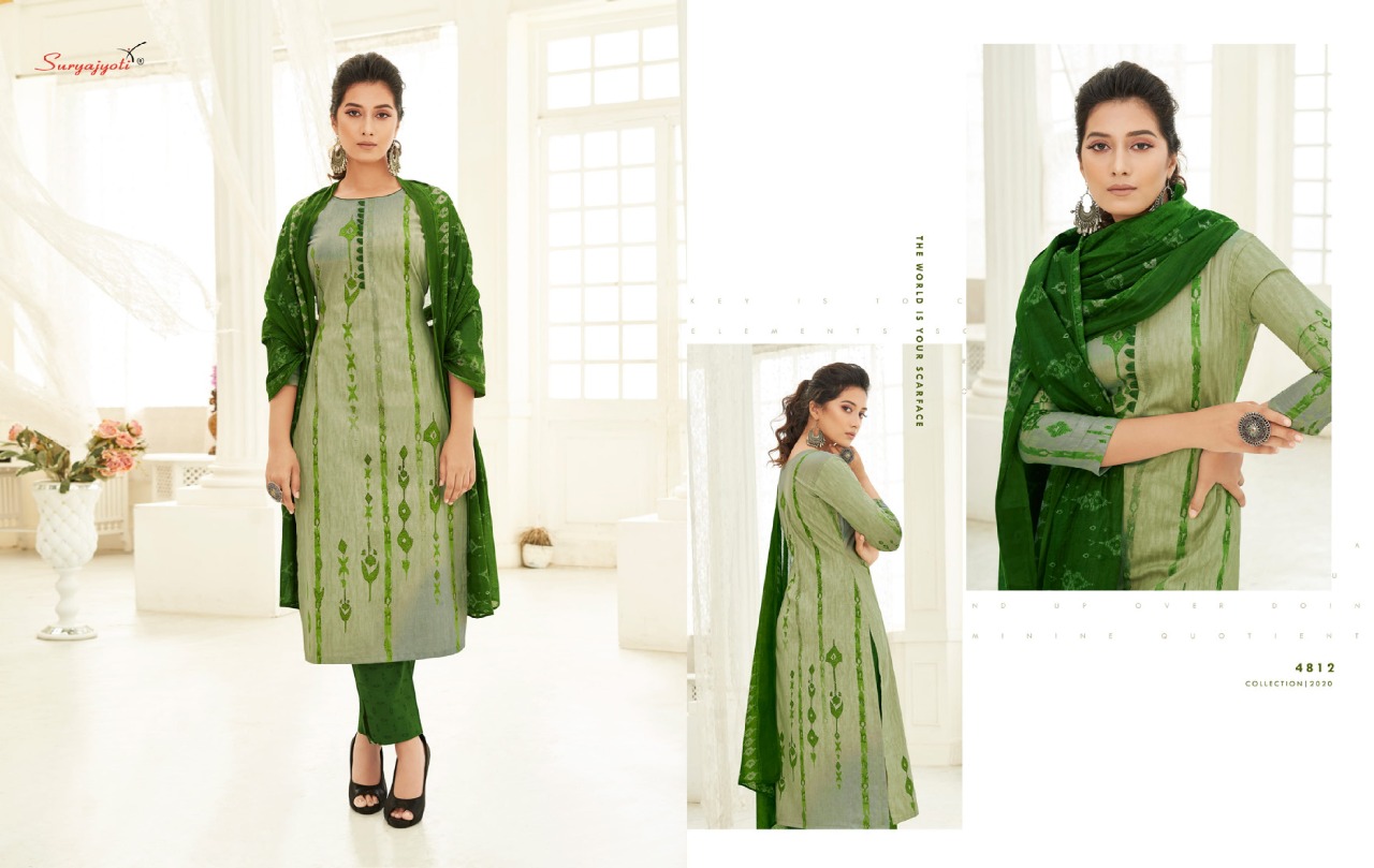 Suryajyoti Presents  Trendy Cotton  Vol 48  Designer Dress Material