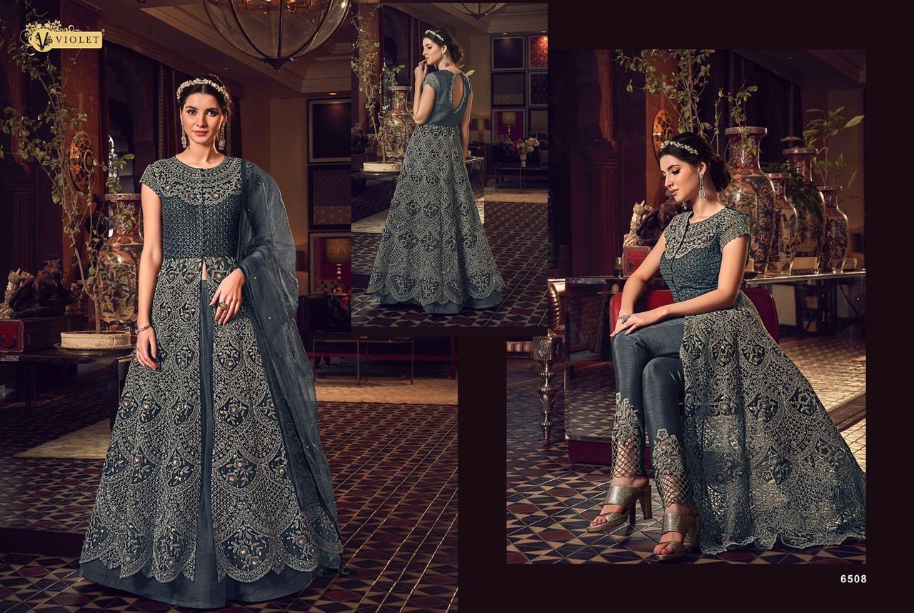 Swagat Presents Snowwhite 6501 Series Heavy Embroidered Salwar Suits