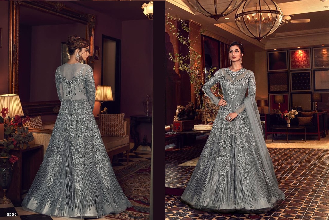 Swagat Presents Snowwhite 6501 Series Heavy Embroidered Salwar Suits