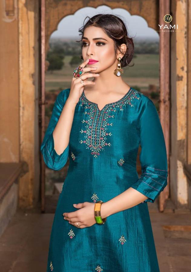 Buy Online In India | Turquoise Velvet Kurta Set | Label Shaurya Sanadhya