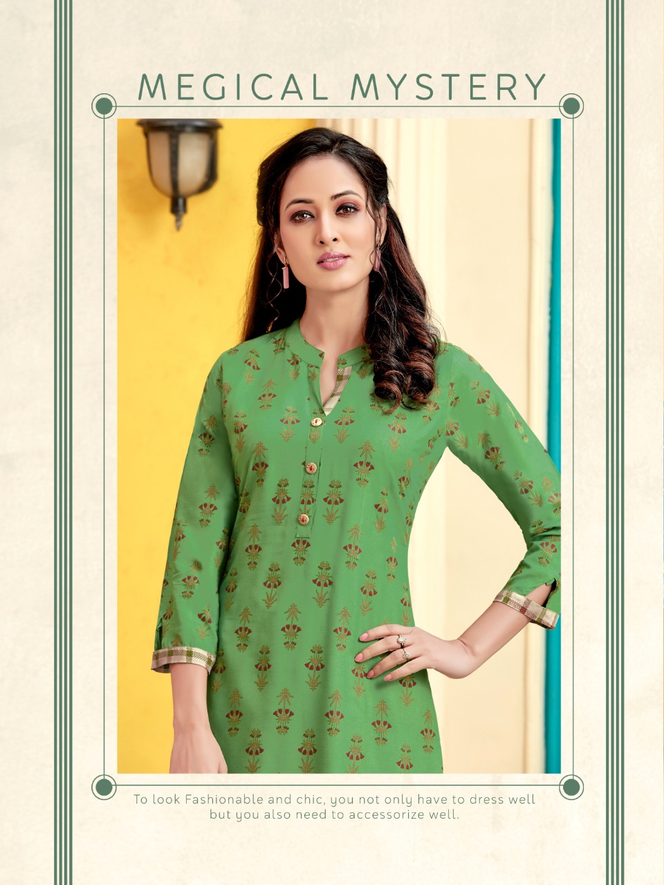 Karissa  Presents Valentine Designer Kurtis Collection
