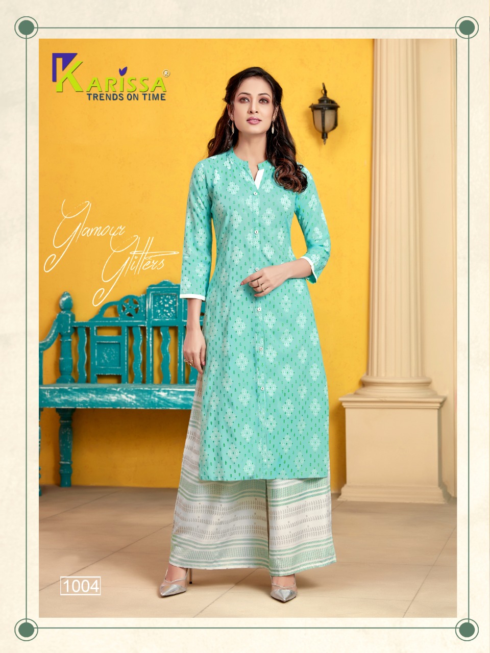 Karissa  Presents Valentine Designer Kurtis Collection