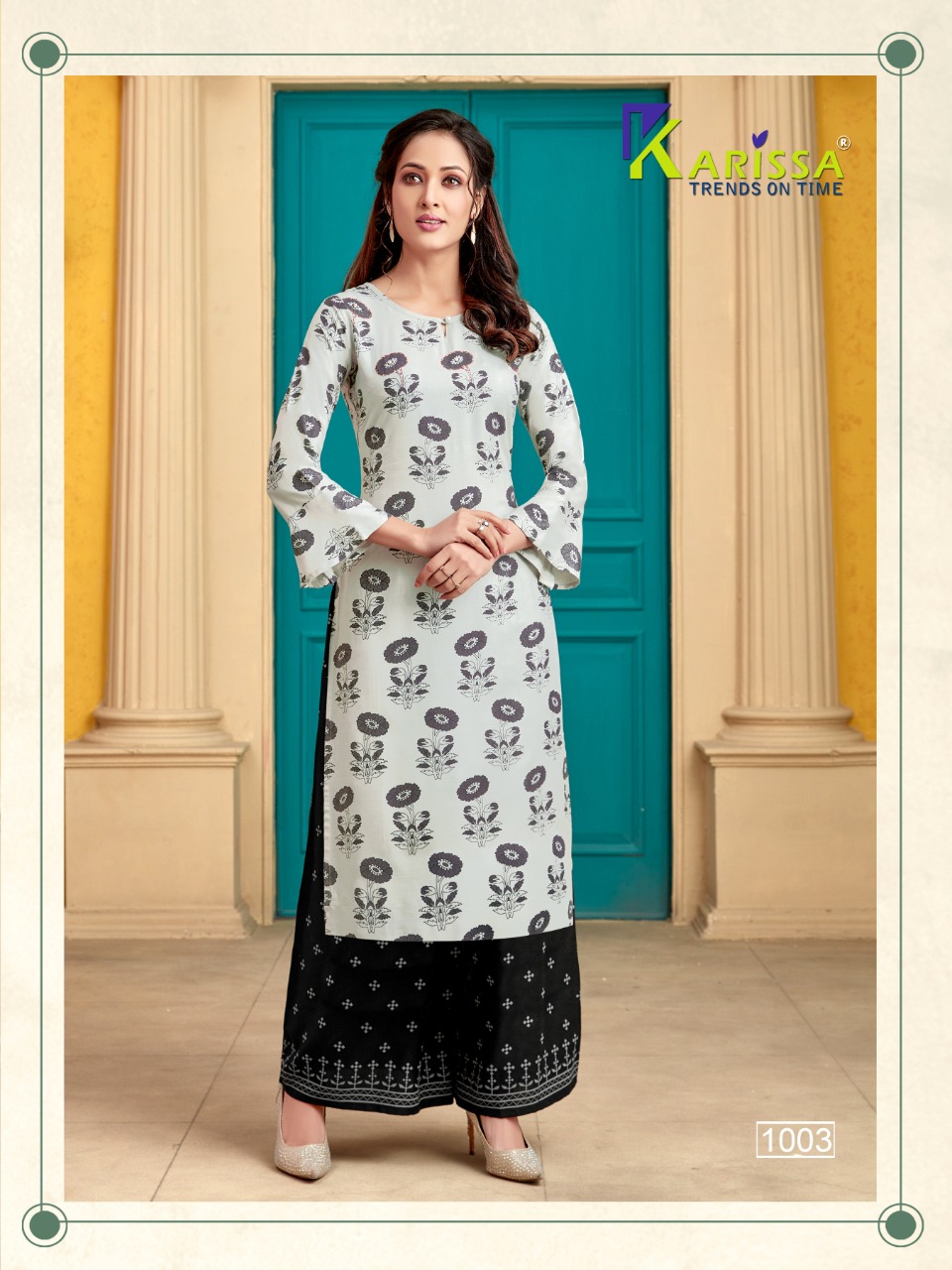 Karissa  Presents Valentine Designer Kurtis Collection