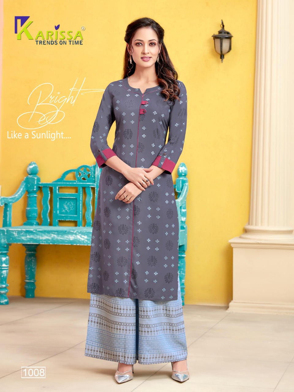 Karissa  Presents Valentine Designer Kurtis Collection