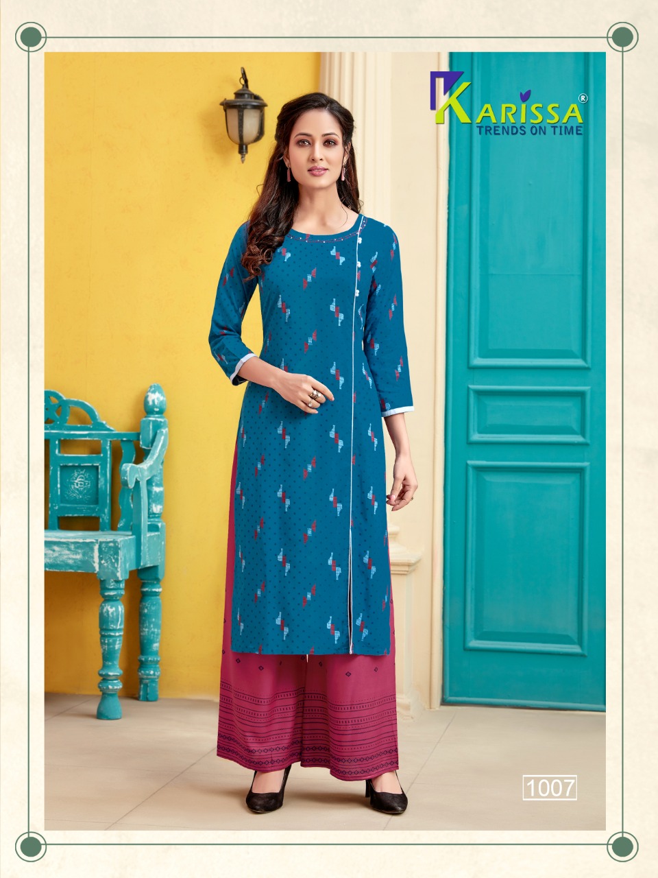 Karissa  Presents Valentine Designer Kurtis Collection