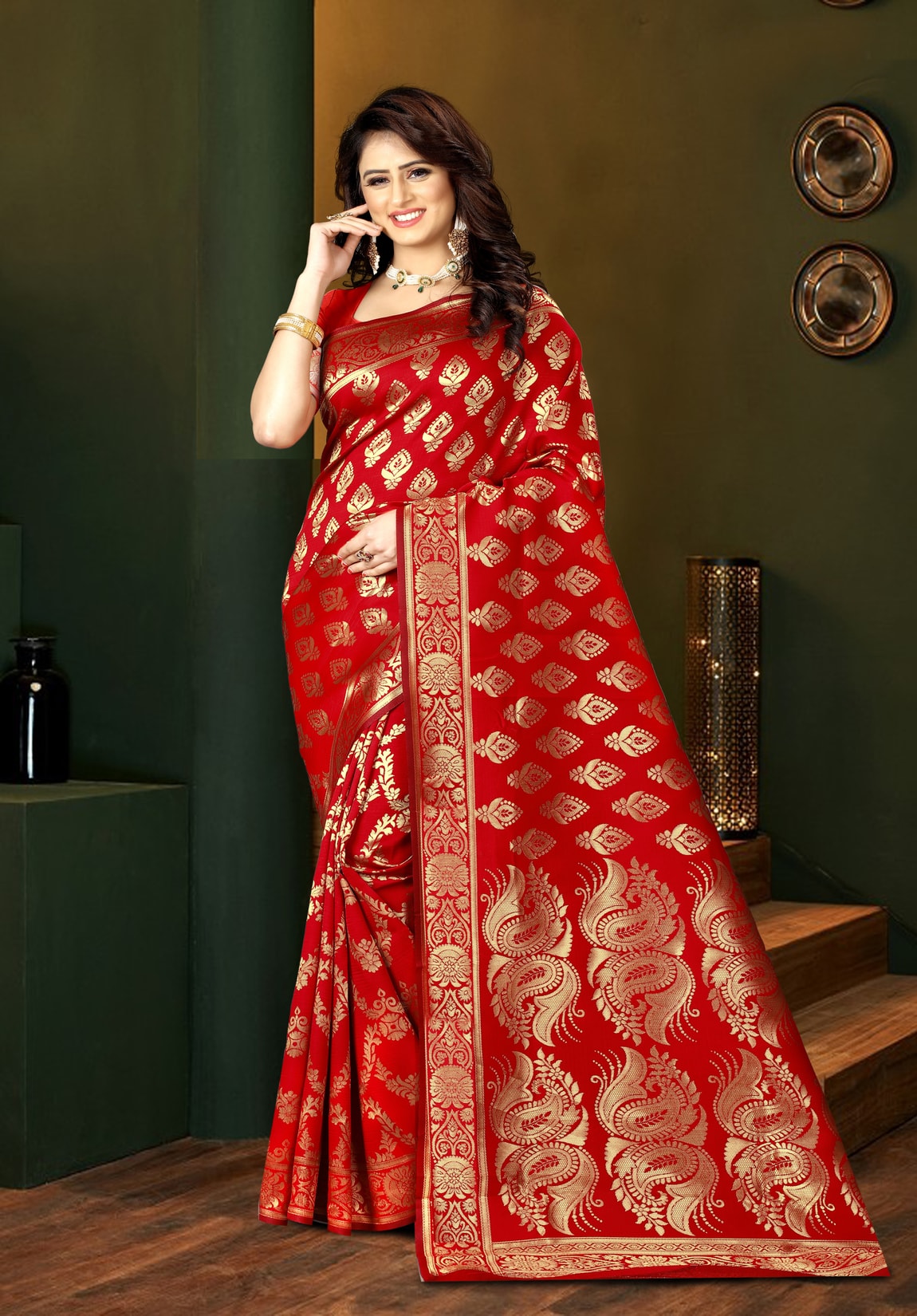 Sitka  Presents Suhasini  Vol 15  Festive Wear Saree