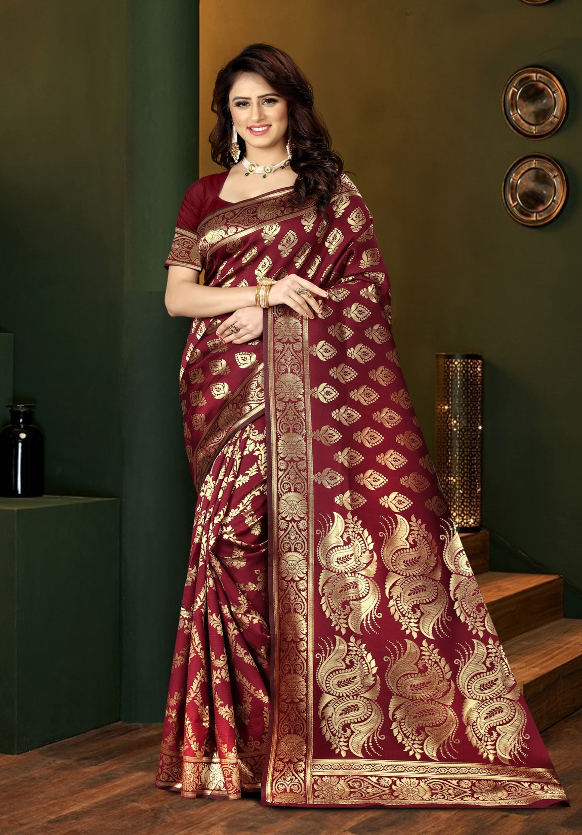 Sitka  Presents Suhasini  Vol 15  Festive Wear Saree