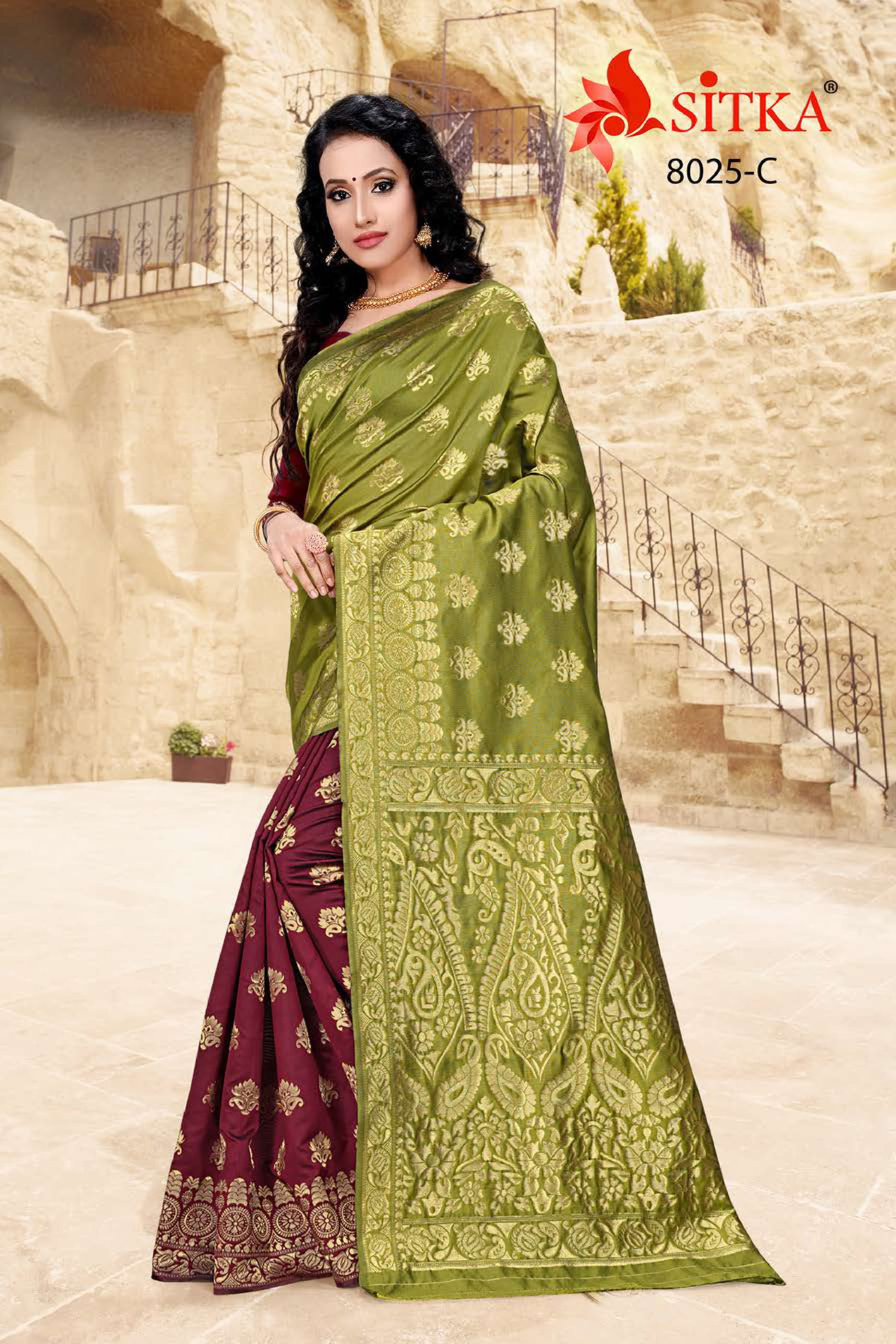 Sitka Presents Taal 8025  Saree Collection