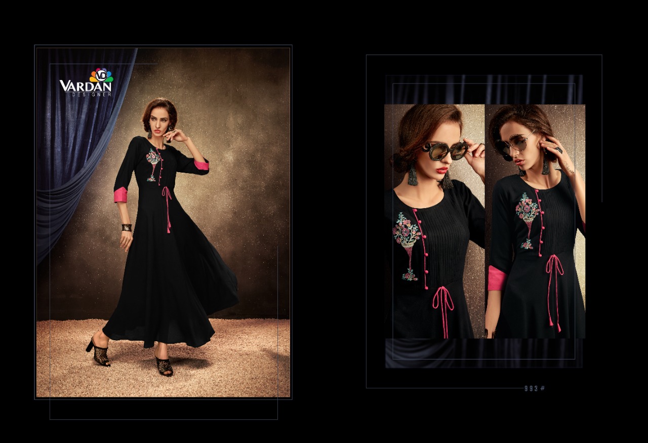 Vardan Presents Passion Vol 1 Designer Kurti Catalogue