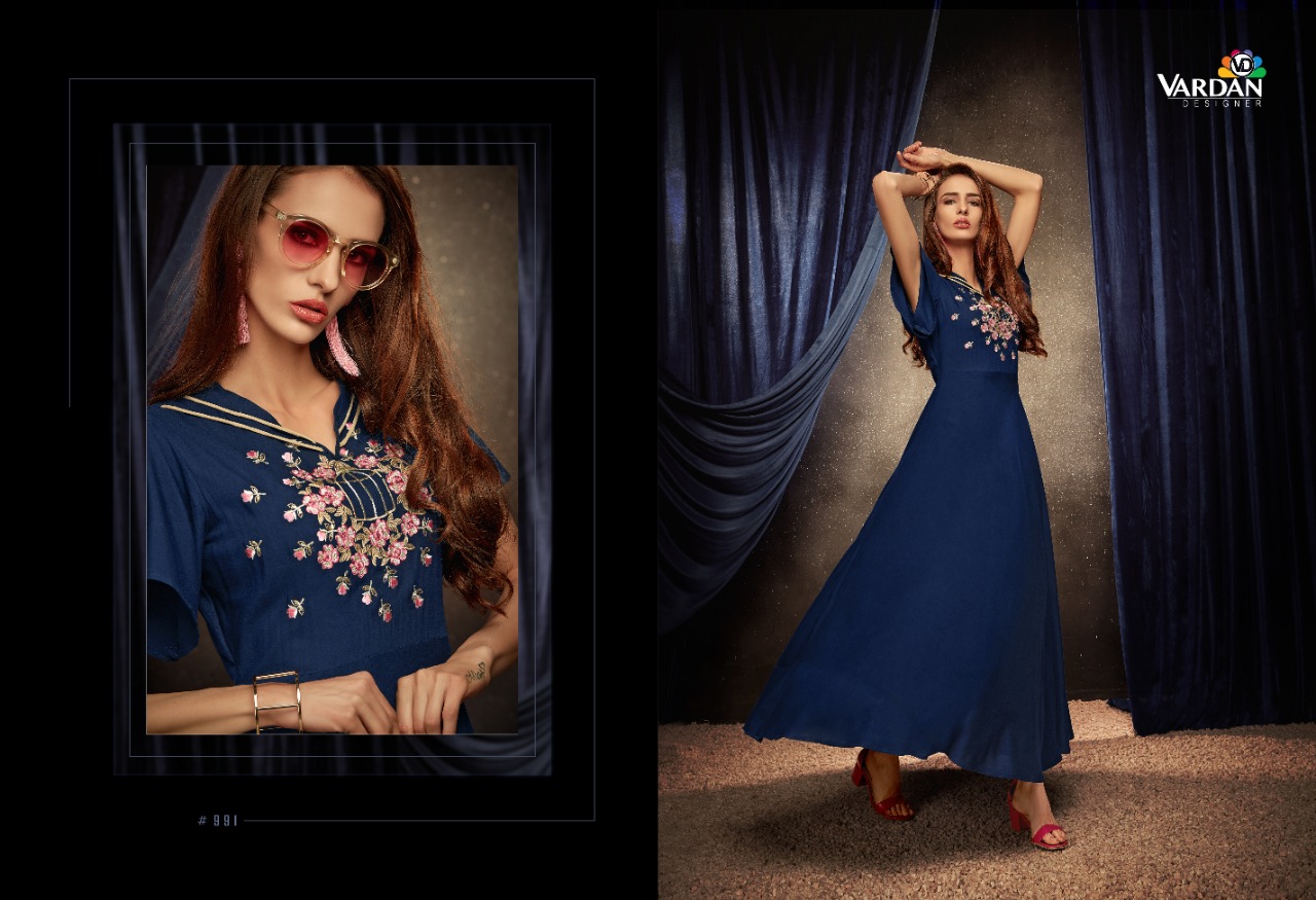 Vardan Presents Passion Vol 1 Designer Kurti Catalogue