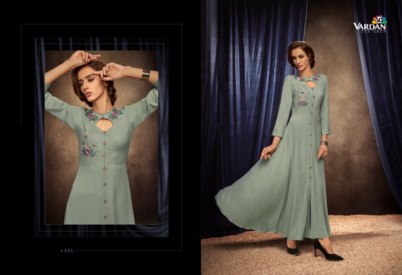 Vardan Presents Passion Vol 2 Designer Kurti Catalogue