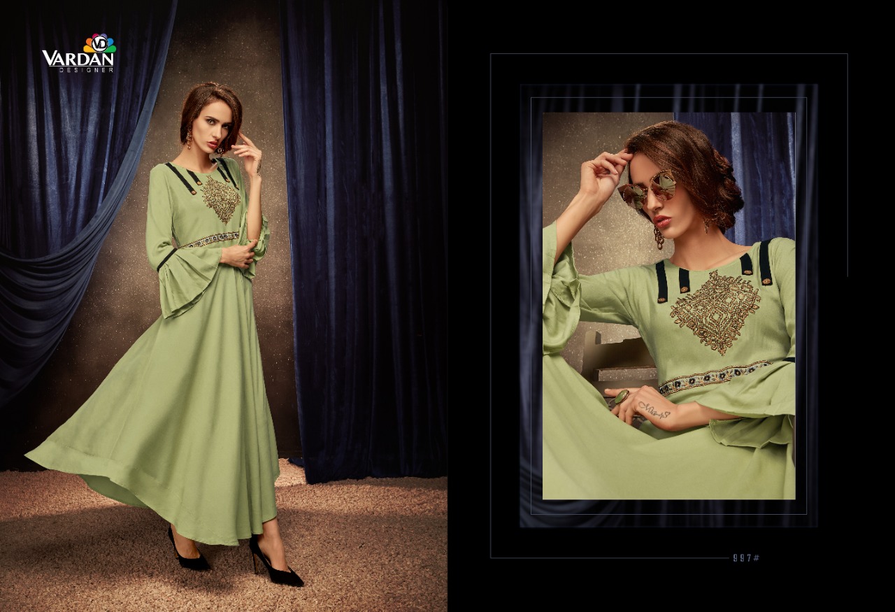 Vardan Presents Passion Vol 2 Designer Kurti Catalogue