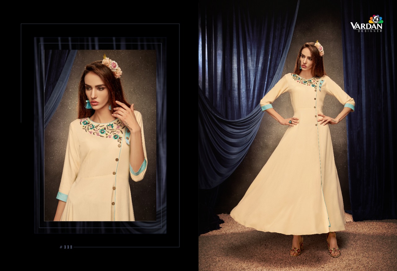 Vardan Presents Passion Vol 2 Designer Kurti Catalogue