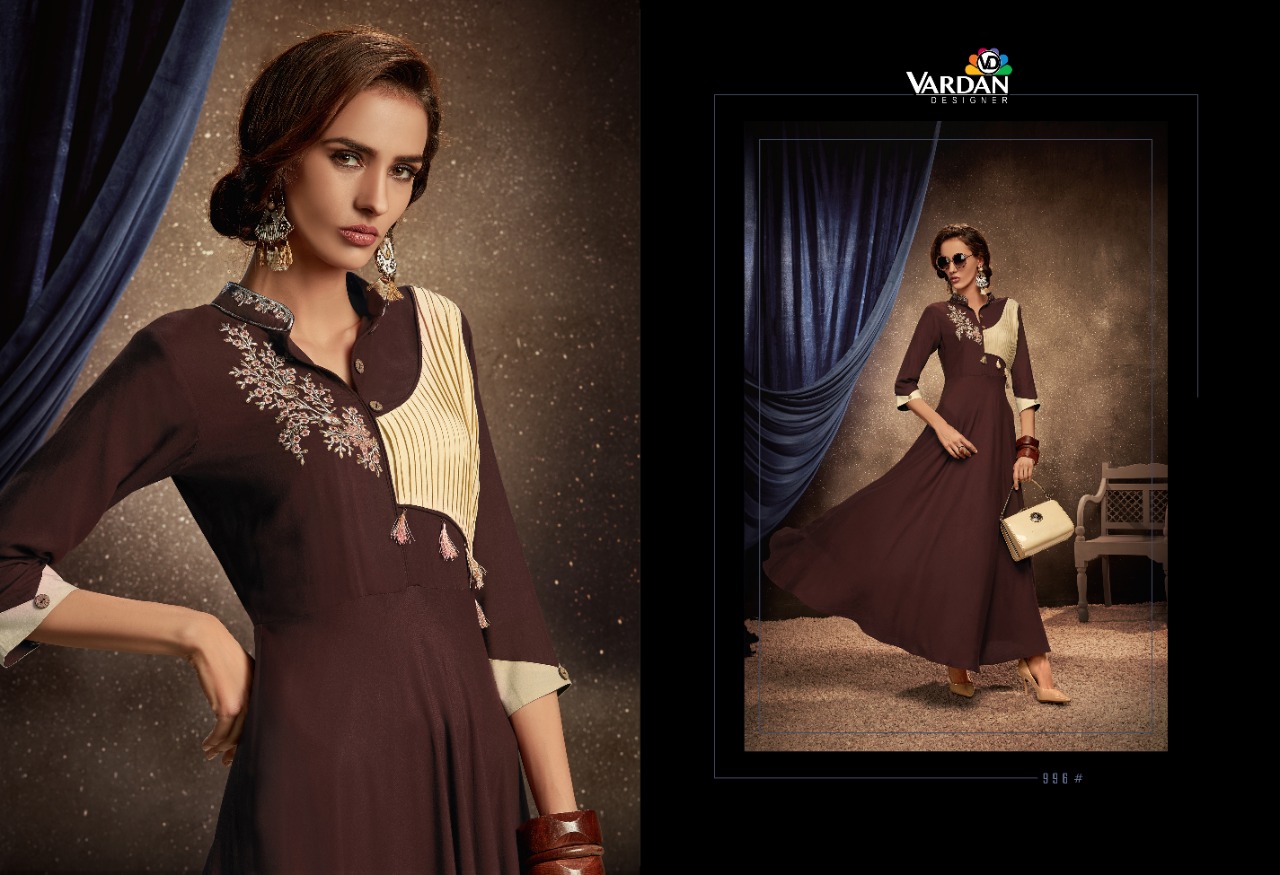 Vardan Presents Passion Vol 2 Designer Kurti Catalogue