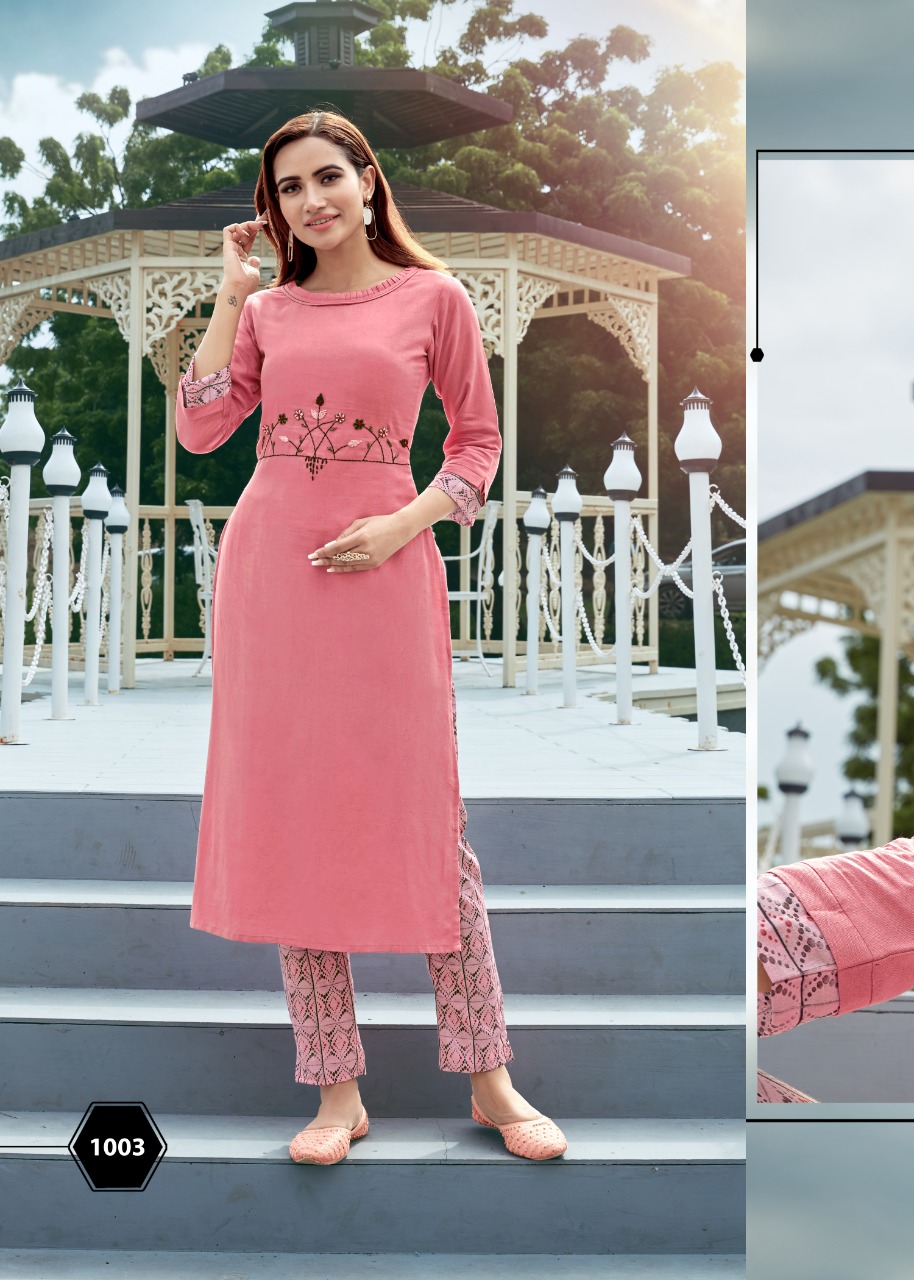 4colours Presents Stylo Kurti With Pant