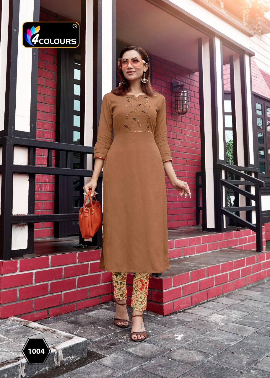 4colours Presents Stylo Kurti With Pant