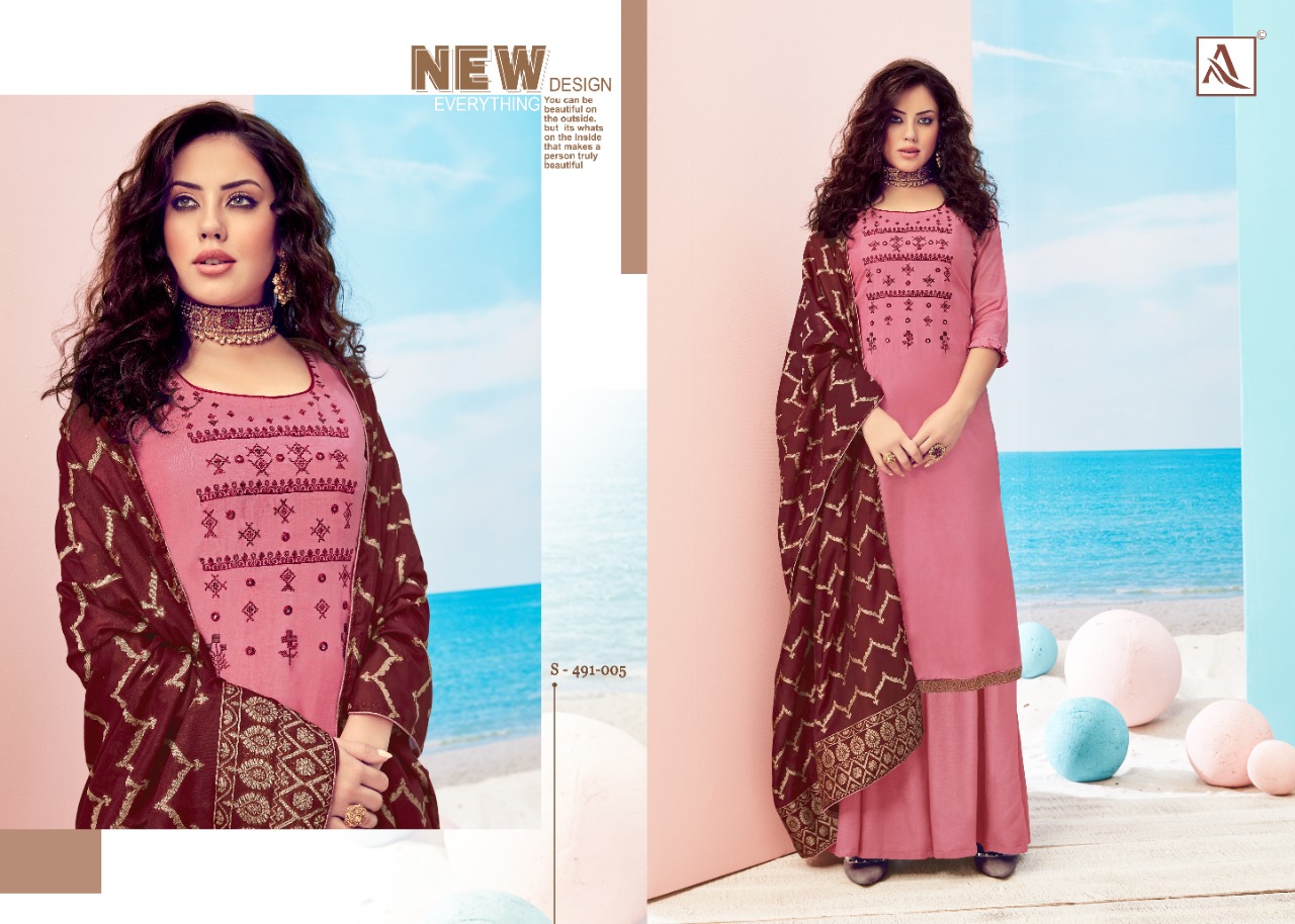 Alok Presents Paakhi Designer Dress Material