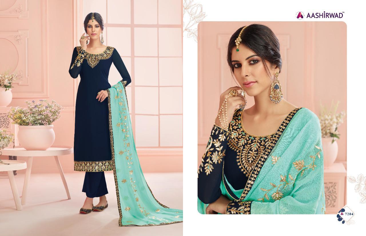 Aashirwad Presents Mehar  Designer  Salwar Suits