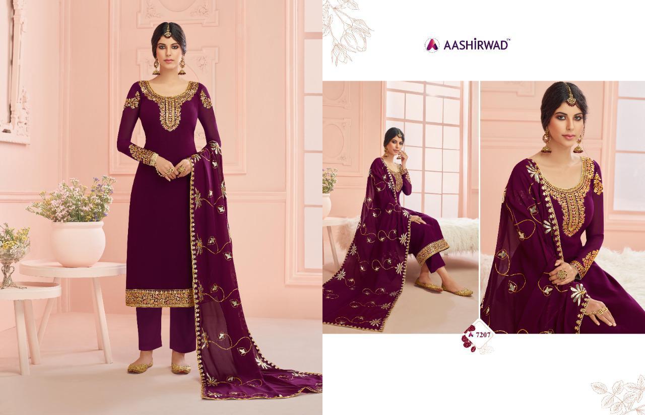 Aashirwad Presents Mehar  Designer  Salwar Suits