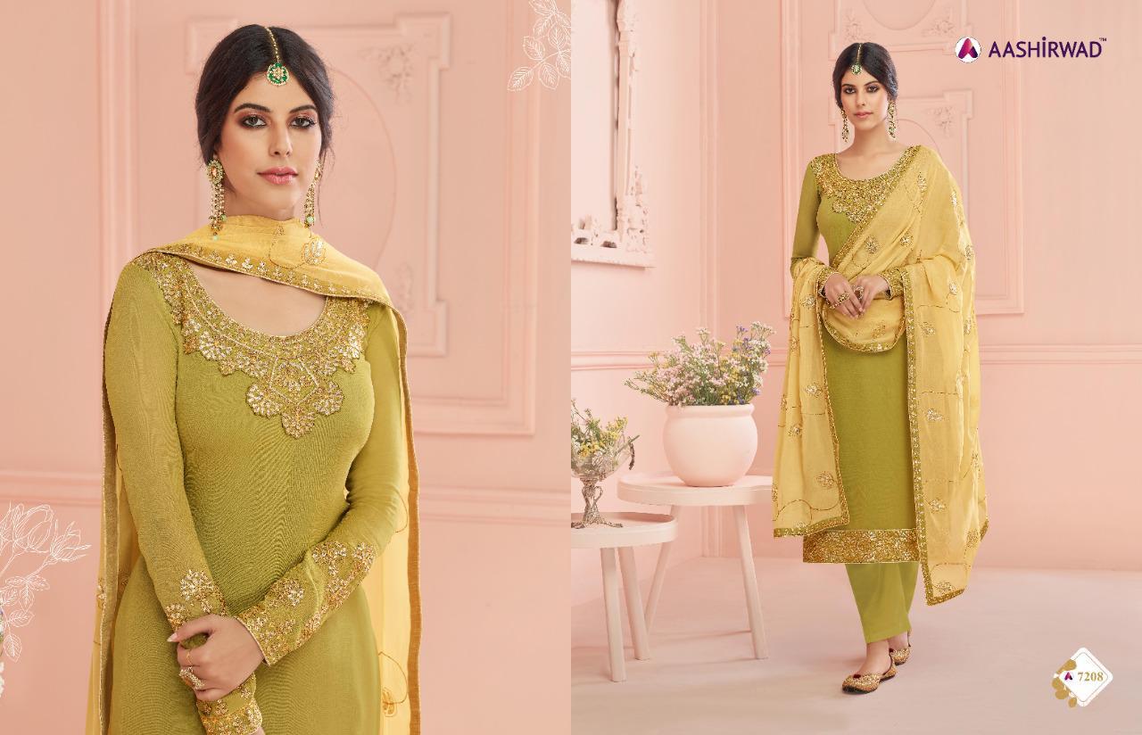 Aashirwad Presents Mehar  Designer  Salwar Suits
