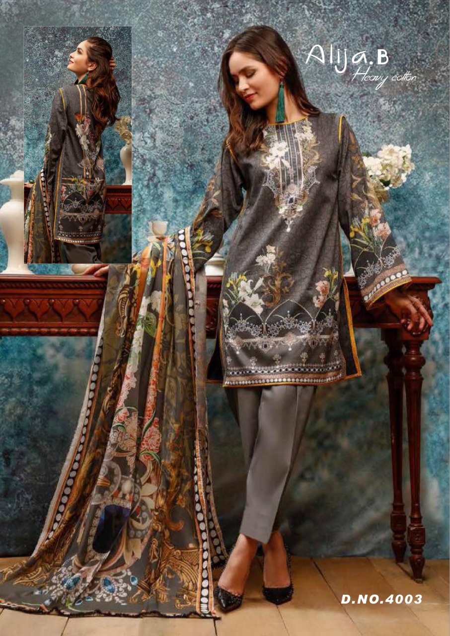 Alija B  Vol 2  Designer Dress Material