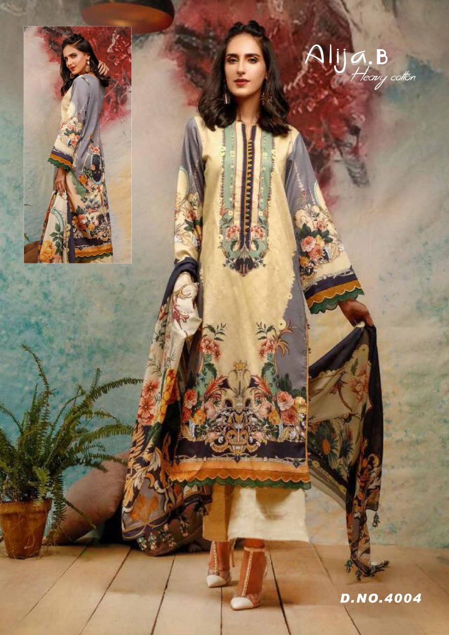 Alija B  Vol 2  Designer Dress Material