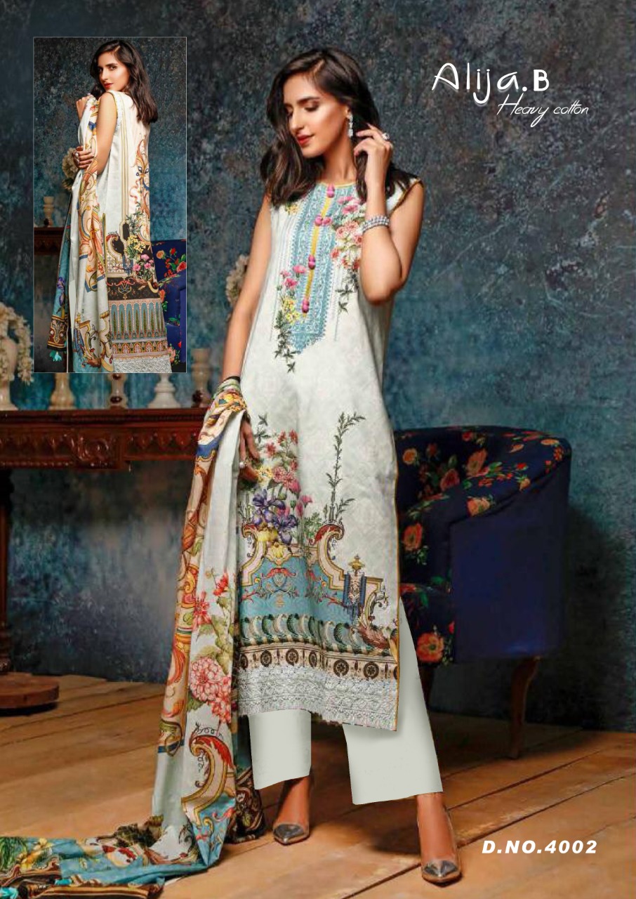 Alija B  Vol 2  Designer Dress Material