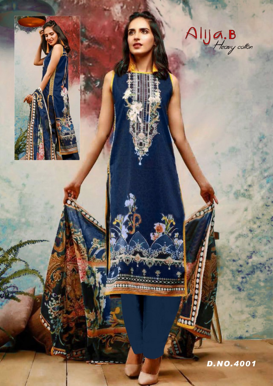 Alija B  Vol 2  Designer Dress Material
