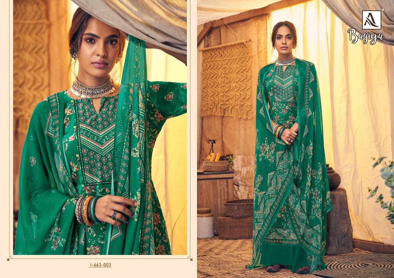 Alok Presents Bagiya Designer Dress Material