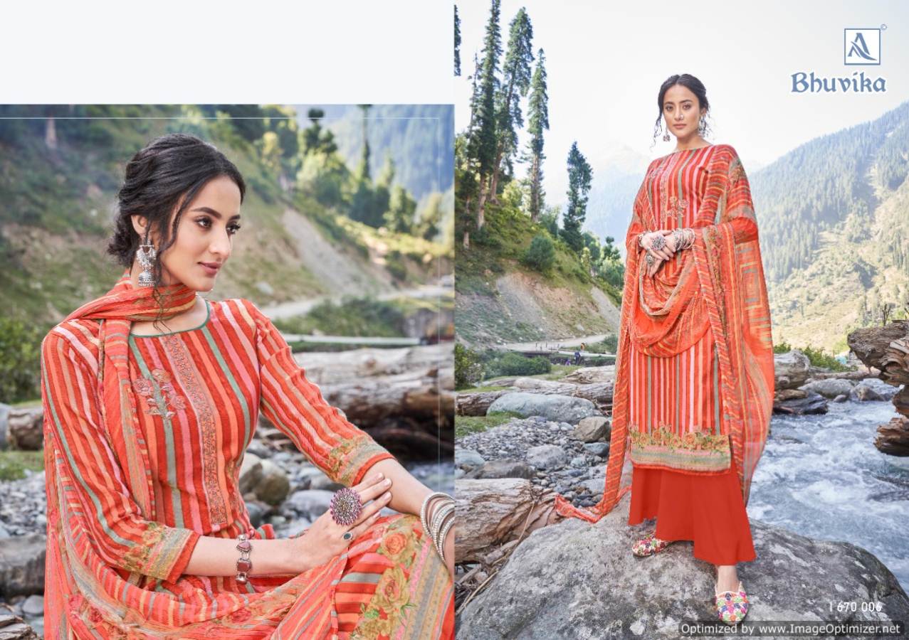 Alok Presents  Bhuvika  Designer Dress Material