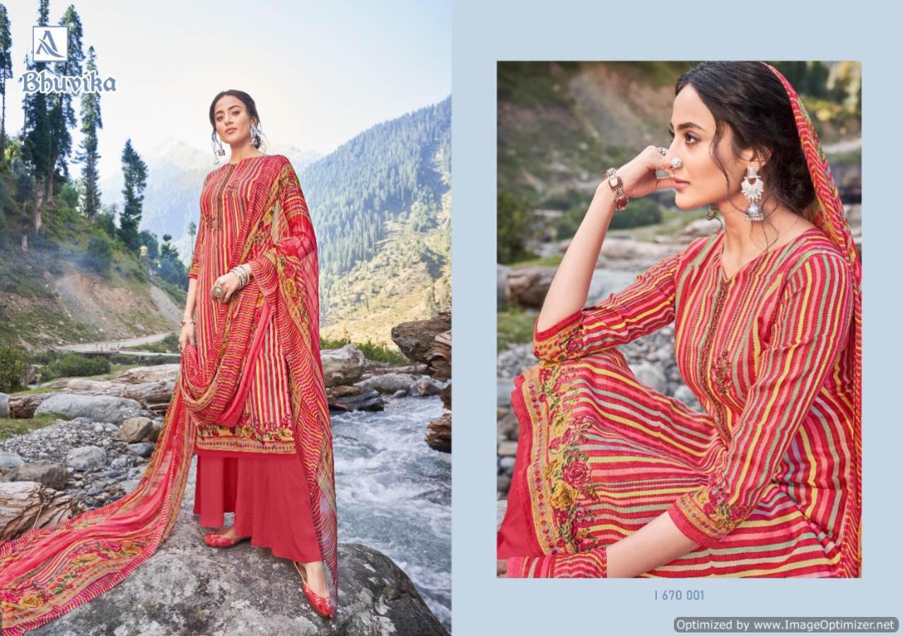 Alok Presents  Bhuvika  Designer Dress Material