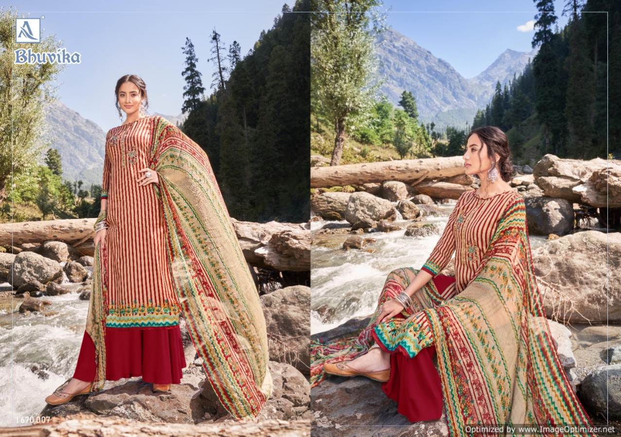 Alok Presents  Bhuvika  Designer Dress Material