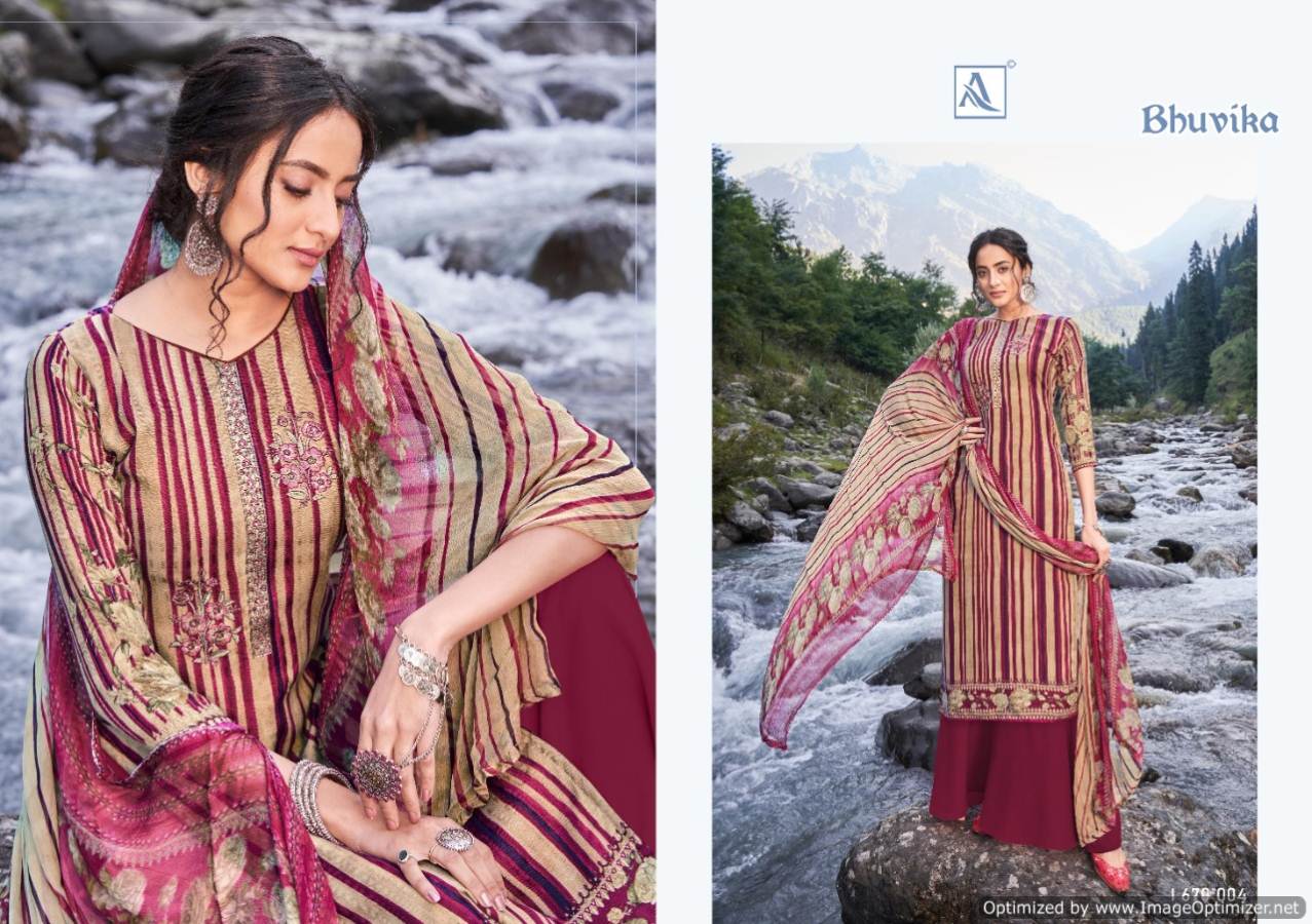 Alok Presents  Bhuvika  Designer Dress Material