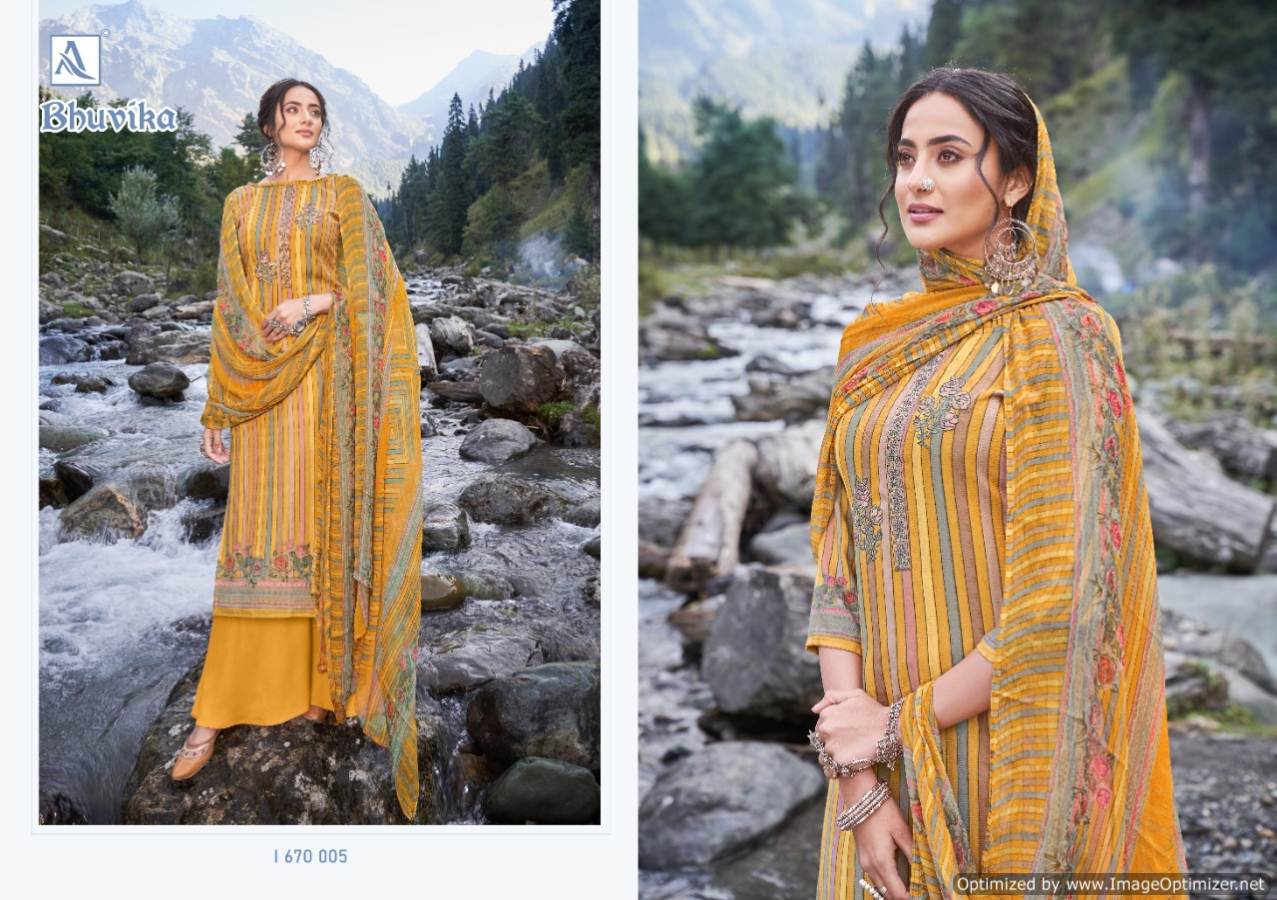 Alok Presents  Bhuvika  Designer Dress Material