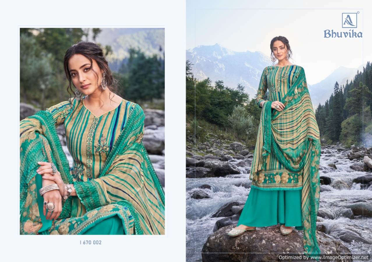 Alok Presents  Bhuvika  Designer Dress Material