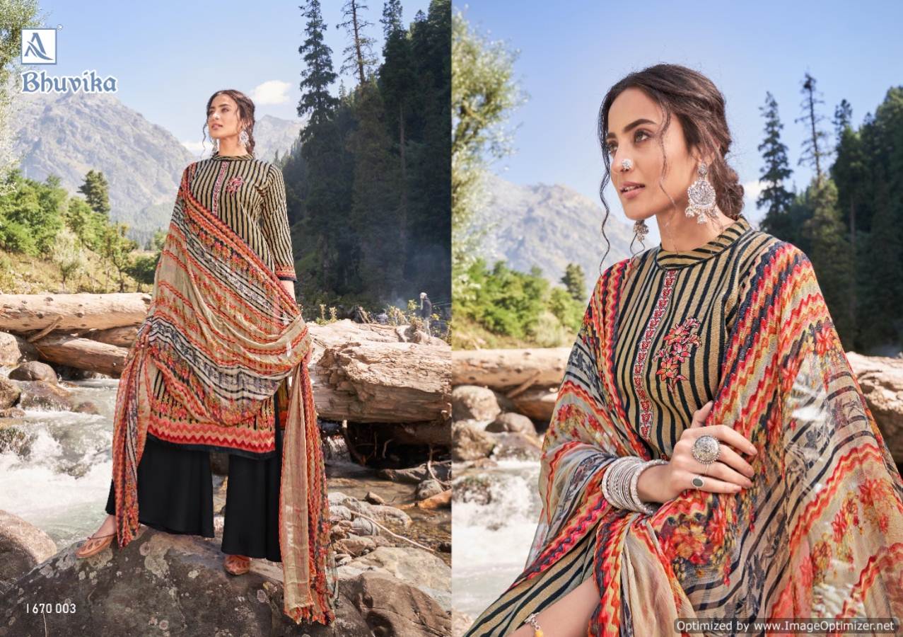 Alok Presents  Bhuvika  Designer Dress Material