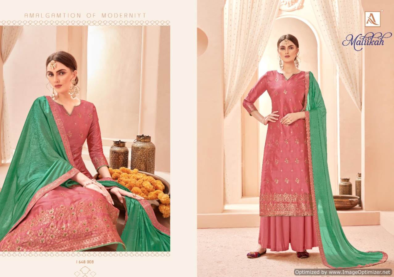 Alok Presents  Maliika  Designer Dress Material