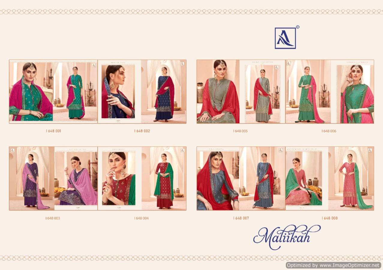 Alok Presents  Maliika  Designer Dress Material