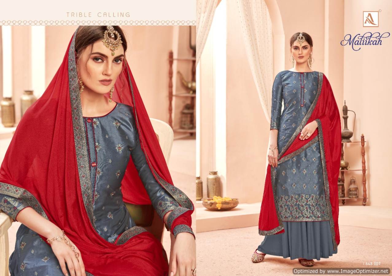 Alok Presents  Maliika  Designer Dress Material