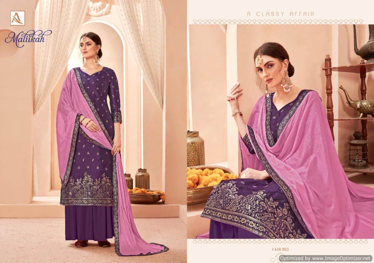 Alok Presents  Maliika  Designer Dress Material